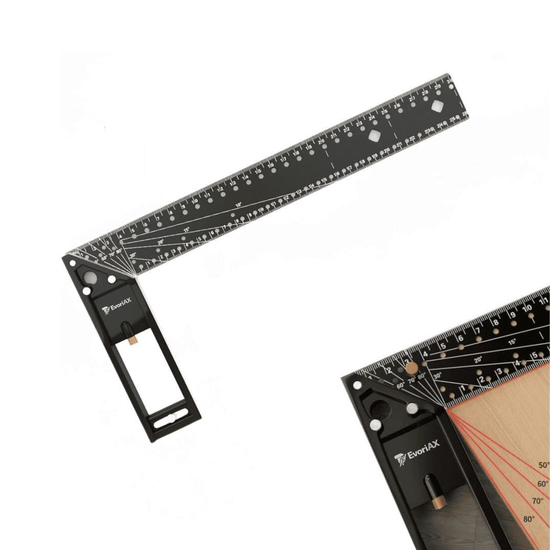 EvoriAX™ Precision Angle Woodworking Ruler
