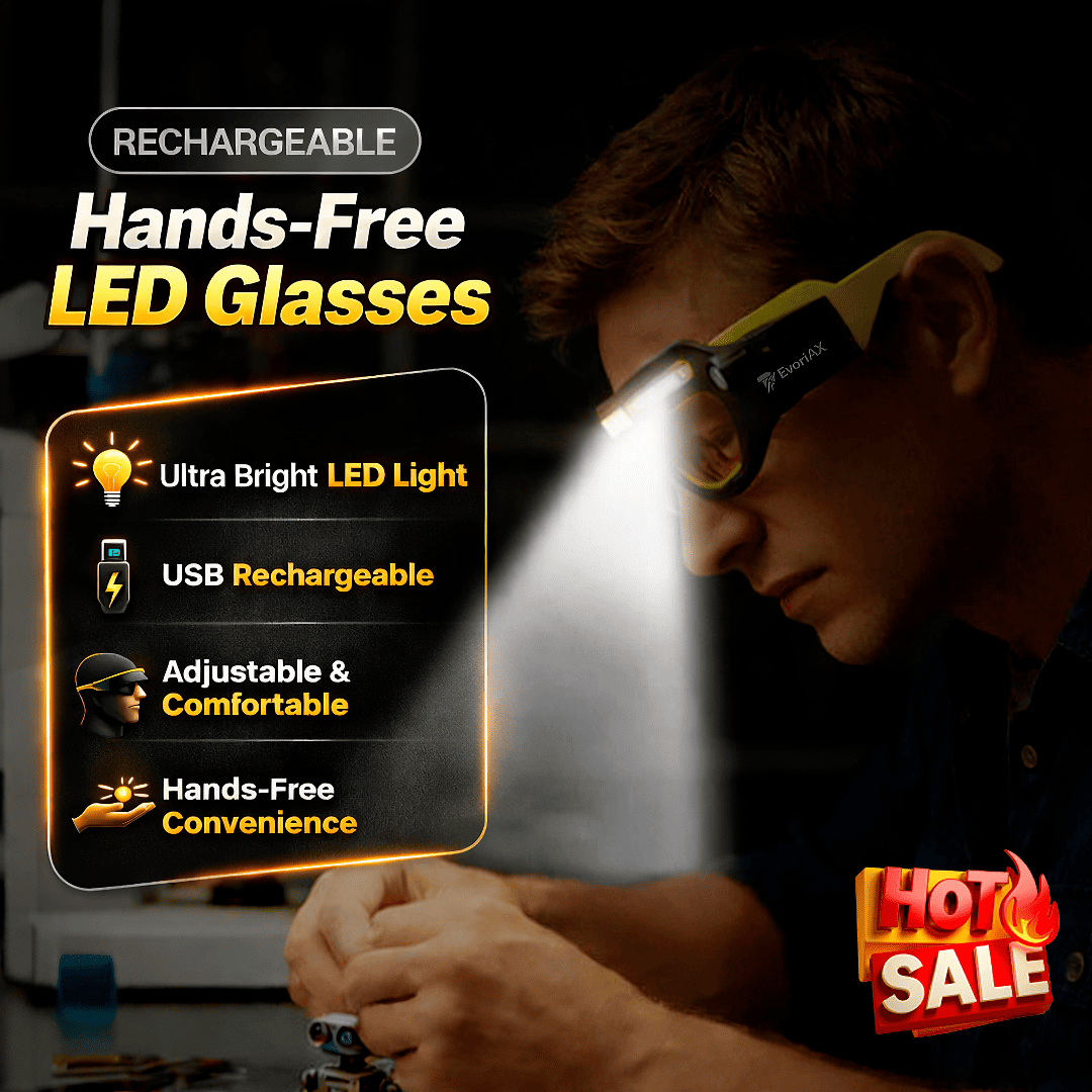 EvoriAX™ Hands-Free LED Glasses with Headlamp