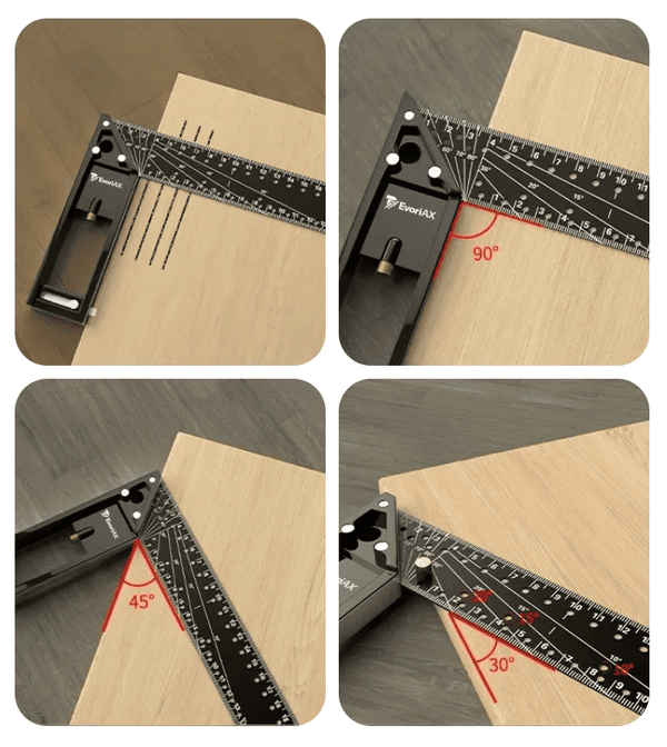 Precision Angle Woodworking Ruler