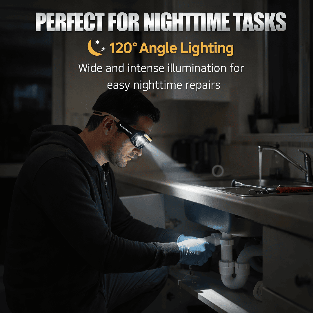 EvoriAX™ Hands-Free LED Glasses with Headlamp