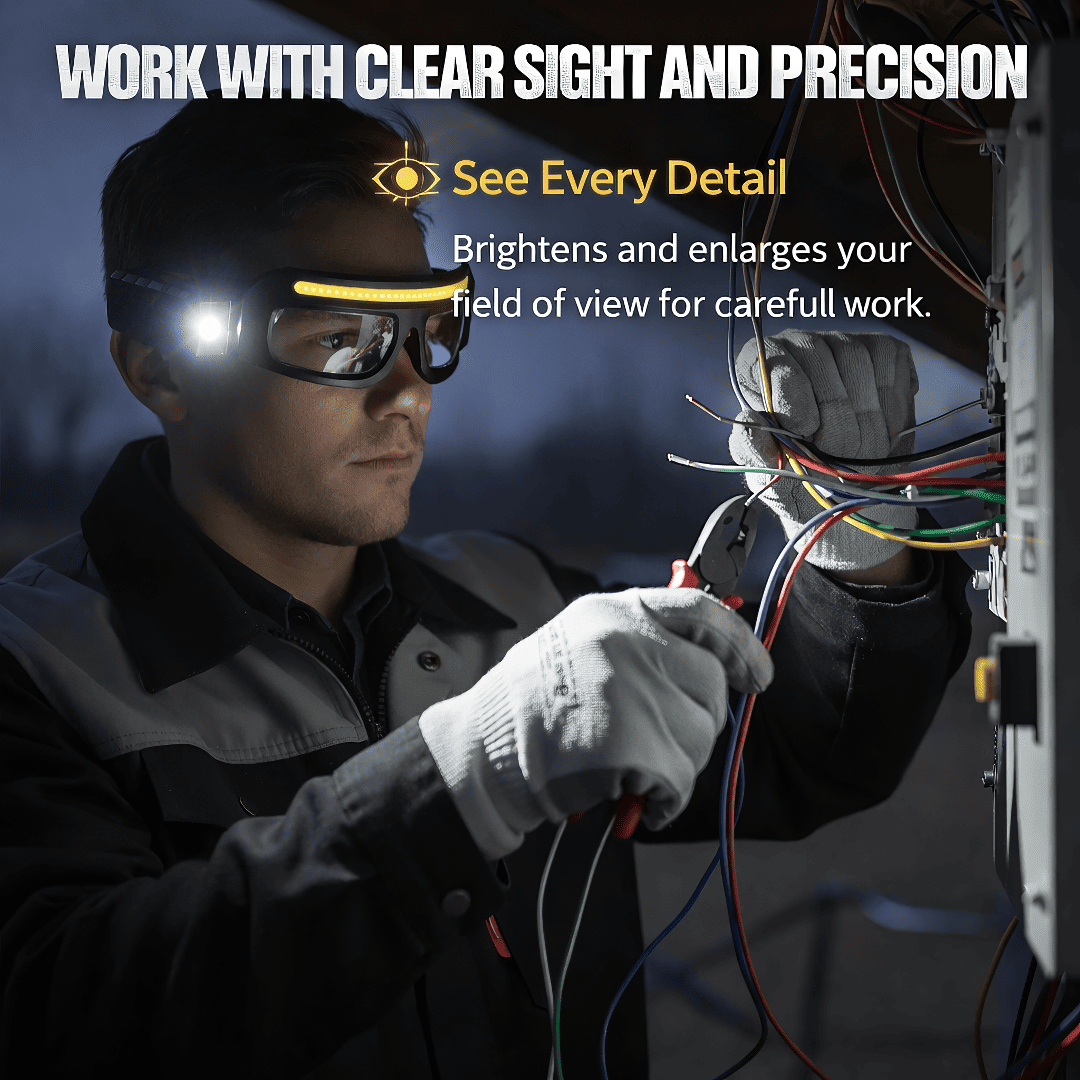 EvoriAX™ Hands-Free LED Glasses with Headlamp
